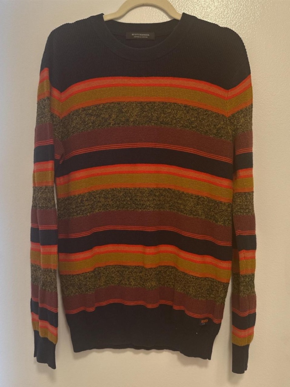 Scotch & Soda Striped Crewneck Sweater